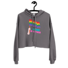 Proud Brother Crop Hoodie
