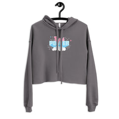 Trans Power Crop Hoodie