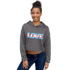 Transgender Love Crop Hoodie