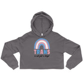 Trans Is Not Just A Stage! Crop Hoodie