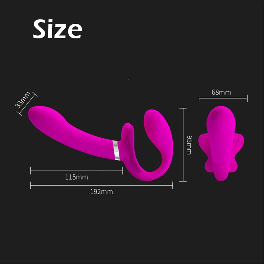 TwinBliss Strapless Dildo Vibrators