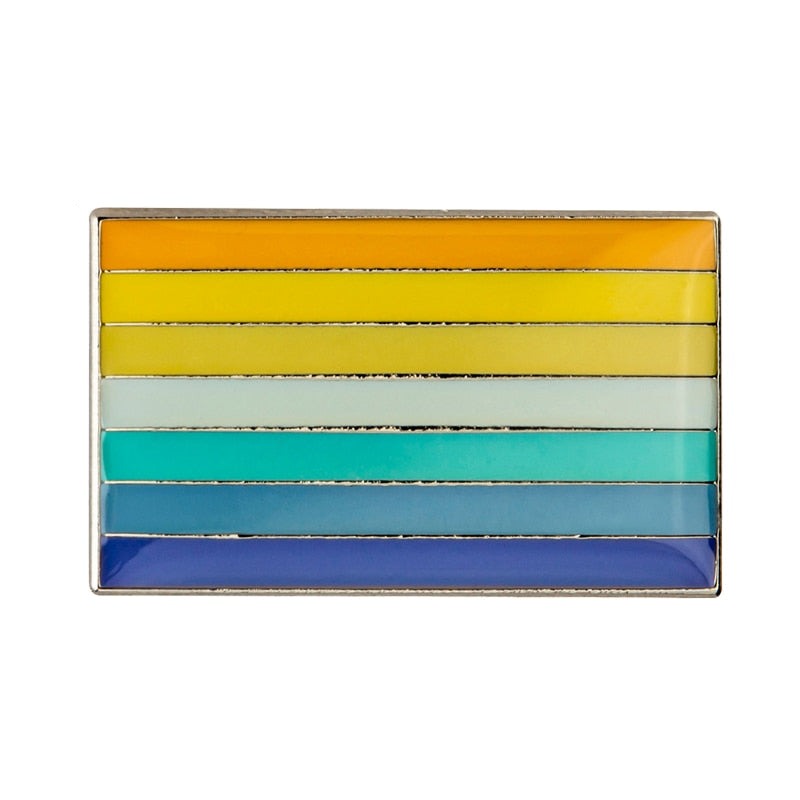 Genderfaun Pride Flag Enamel Pin