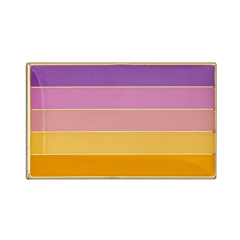 Trixic / Orbisian Pride Flag Enamel Pin
