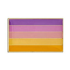 Trixic / Orbisian Pride Flag Enamel Pin