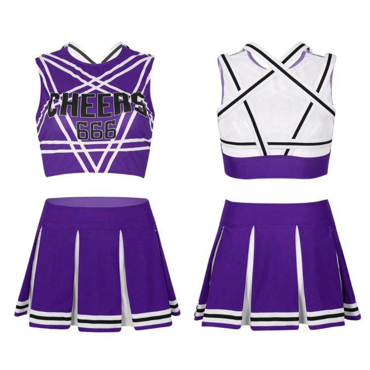 666 Cheers Cheerleading 2-Piece Outfit