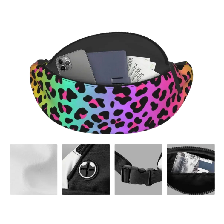 Acid Leopard Waist Bag