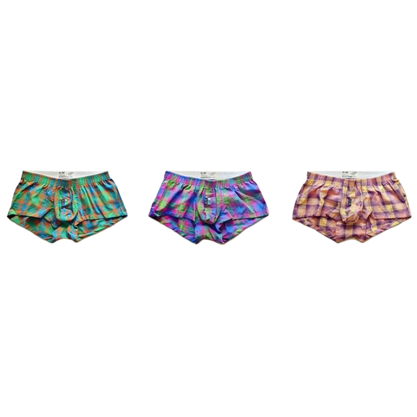 Acid Plaid Boxer Shorts
