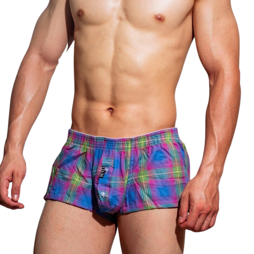 Acid Plaid Boxer Shorts