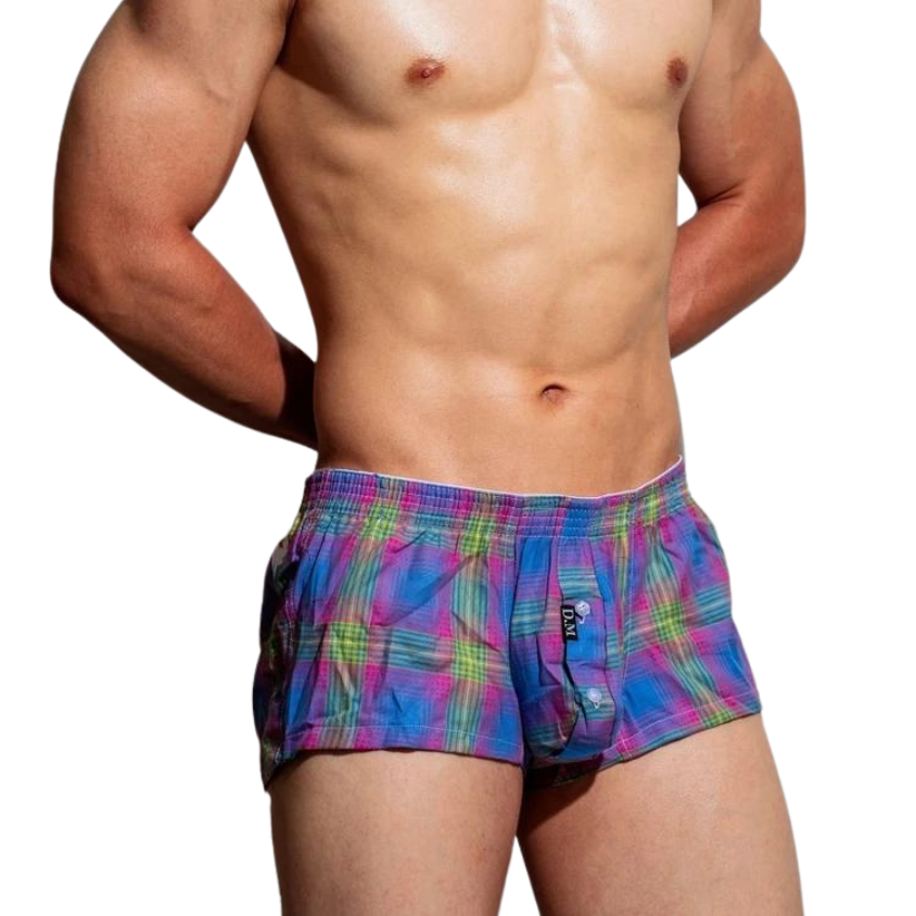 Acid Plaid Boxer Shorts