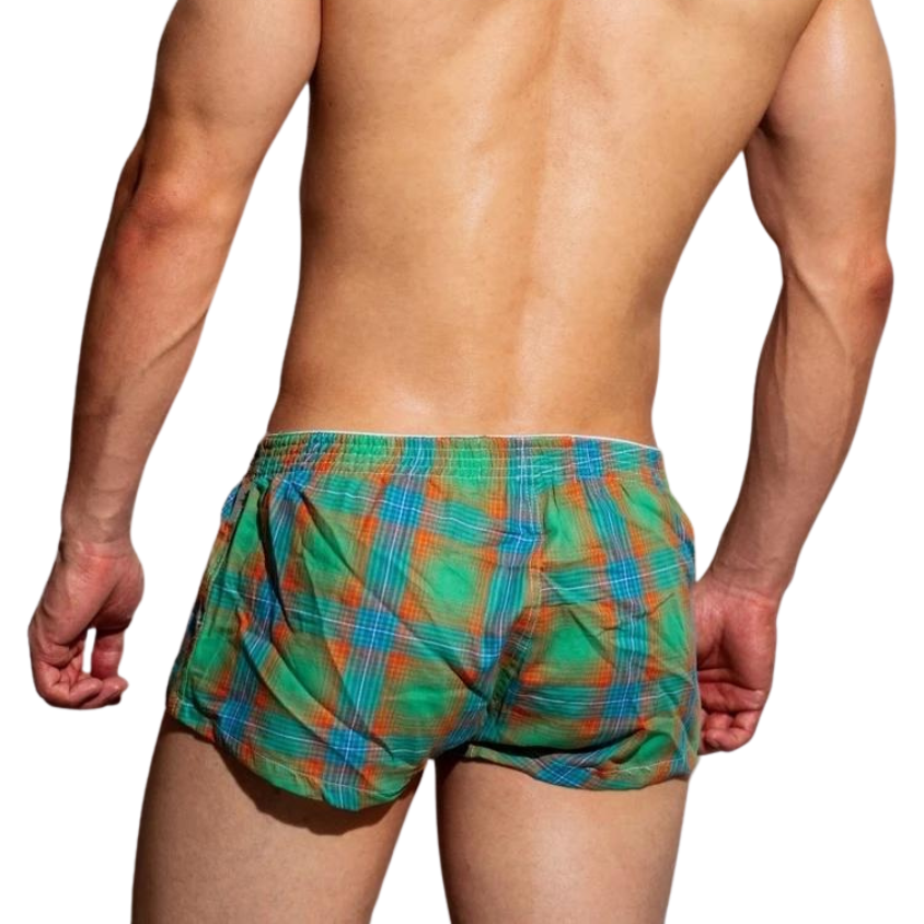 Acid Plaid Boxer Shorts