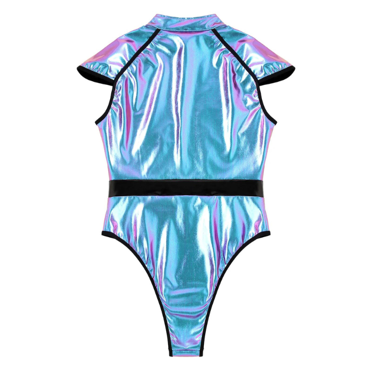 Alien Space Girl's High-Cut Catsuit