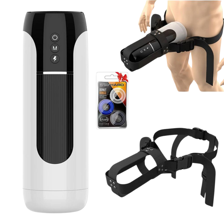 AquaGlide Wearable Waterproof Male Masturbation Toy