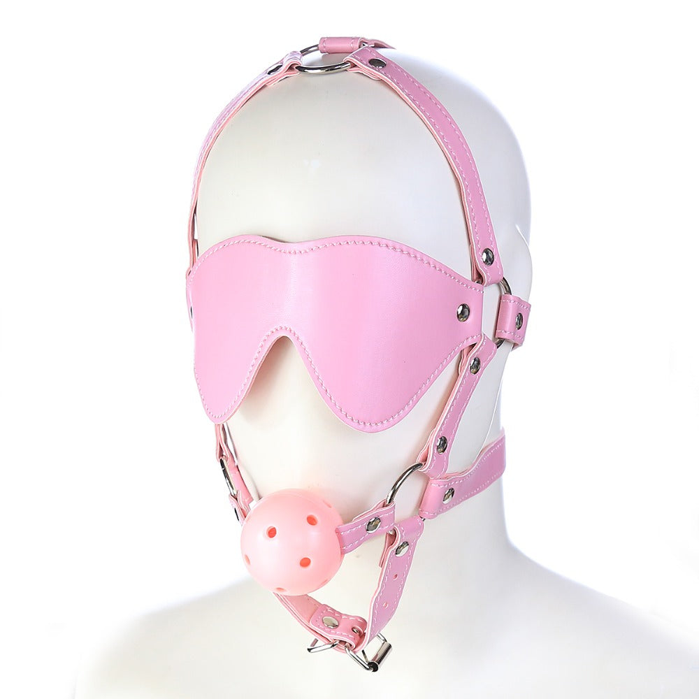 BDSM Gagged Hood