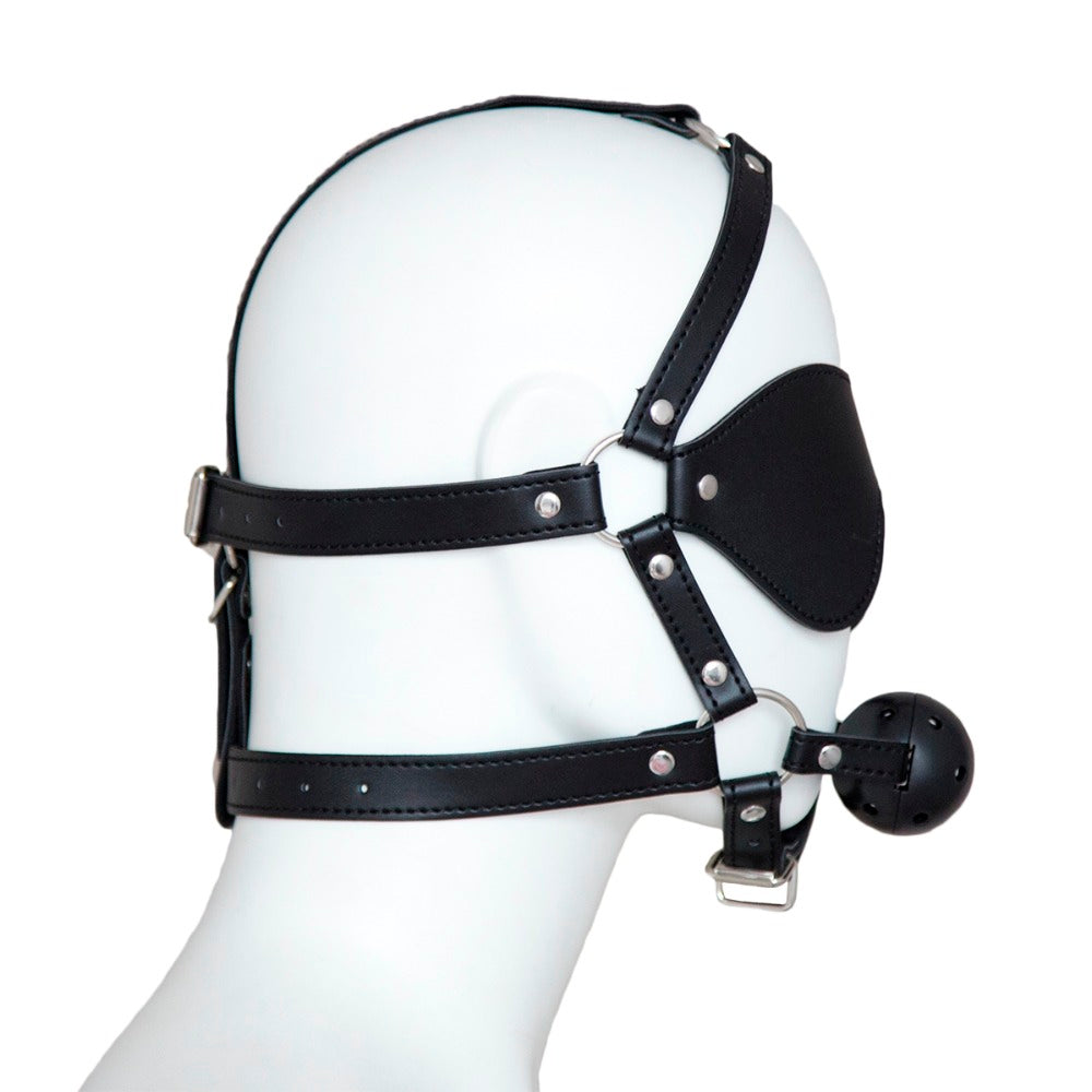 BDSM Gagged Hood