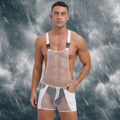 Bare Beauty Hollow Out Mesh Bodysuit