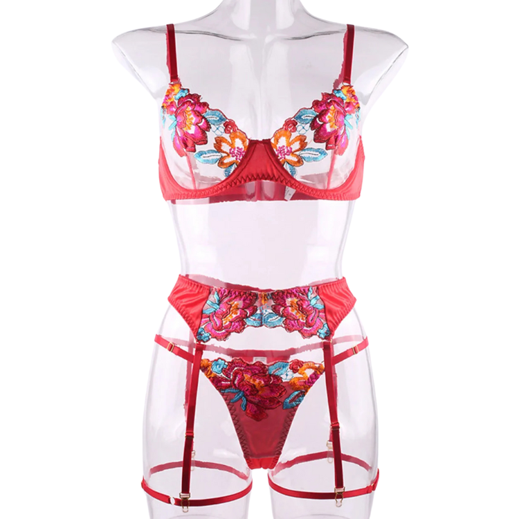 Blooming Desires Lace Seduction Fantasy Outfit