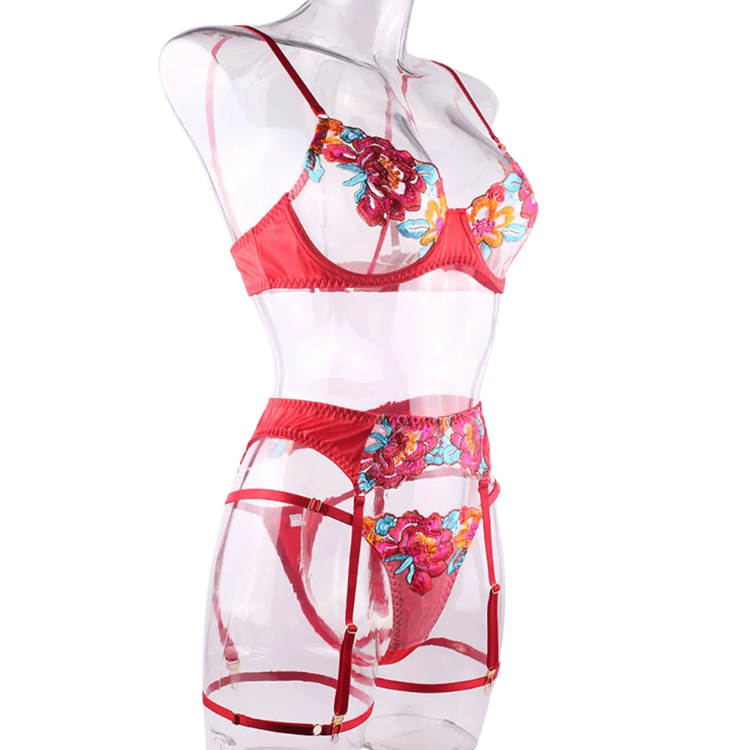 Blooming Desires Lace Seduction Fantasy Outfit