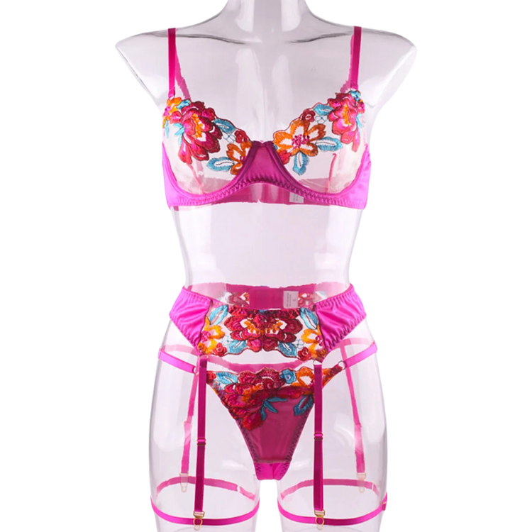 Blooming Desires Lace Seduction Fantasy Outfit