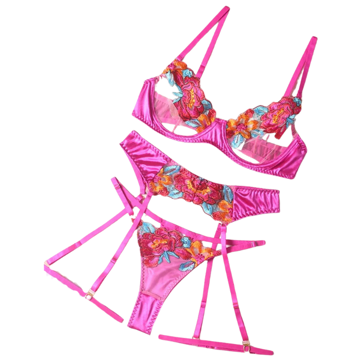 Blooming Desires Lace Seduction Fantasy Outfit