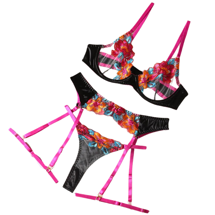 Blooming Desires Lace Seduction Fantasy Outfit