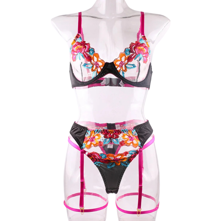 Blooming Desires Lace Seduction Fantasy Outfit