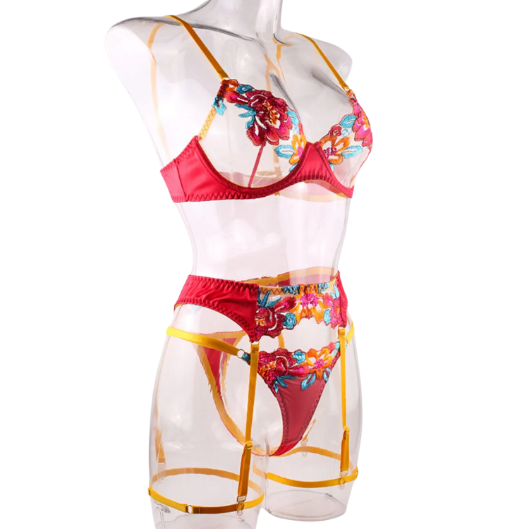 Blooming Desires Lace Seduction Fantasy Outfit