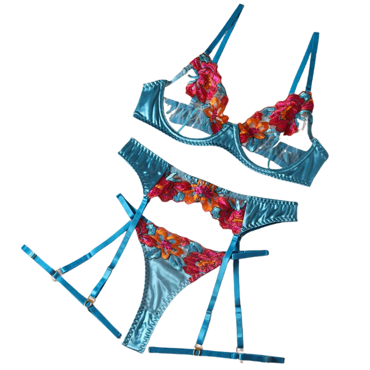 Blooming Desires Lace Seduction Fantasy Outfit
