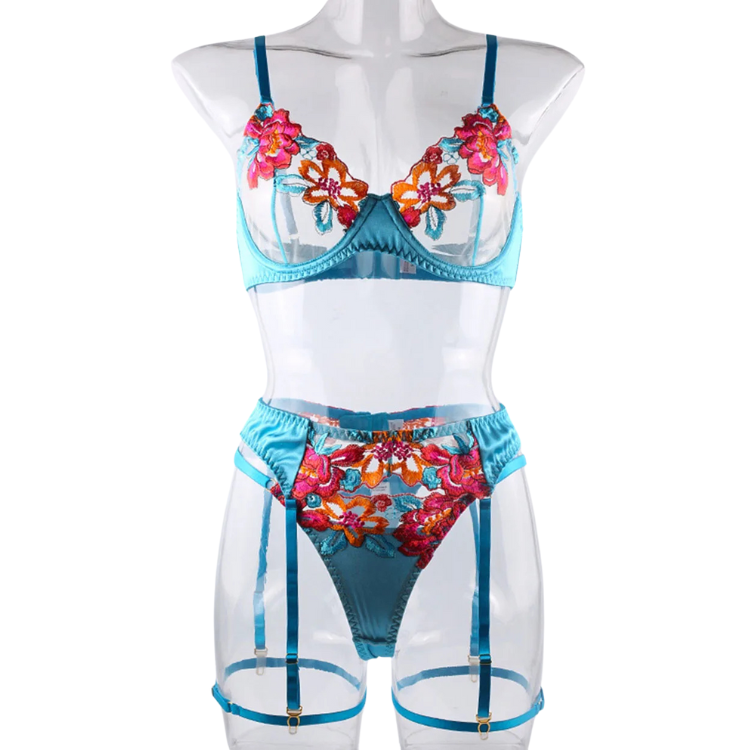 Blooming Desires Lace Seduction Fantasy Outfit