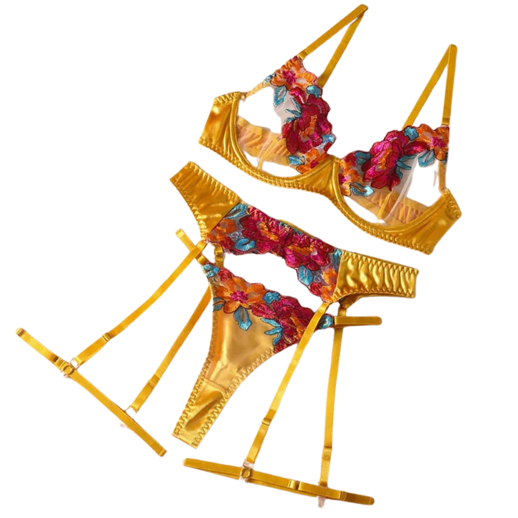 Blooming Desires Lace Seduction Fantasy Outfit