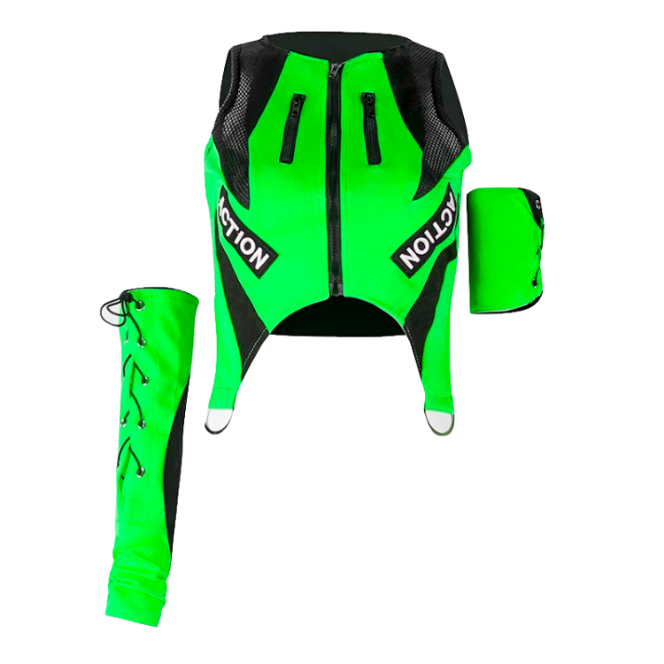 Bold Harlequin DJ Stage Wear Costume