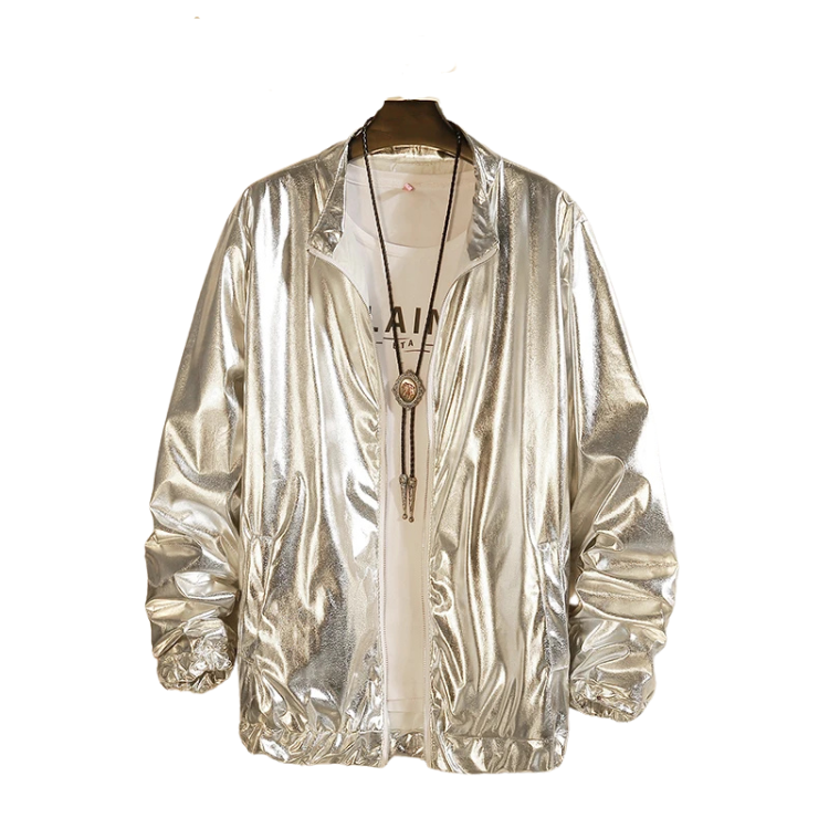 Bold Hip-Hop Nightclub Statement Coat