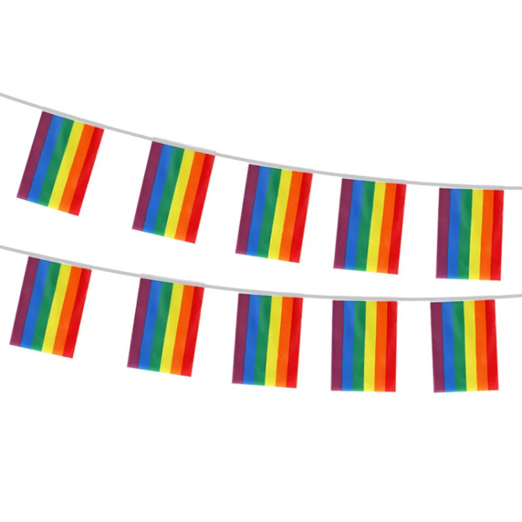 Boldly Celebrating LGBTQ+ Flag Garland