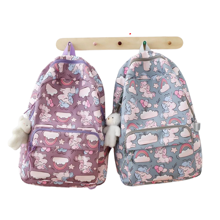 Born To Be A Unicorn Backpack Set (3 Piece)