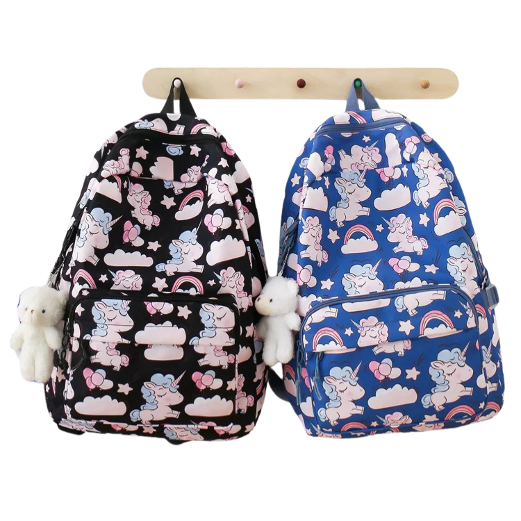 Born To Be A Unicorn Backpack Set (3 Piece)