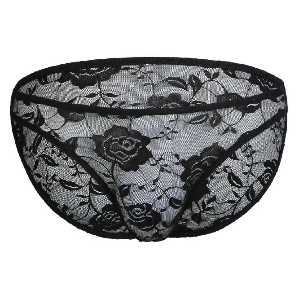 Sexy Lace Rose Tank Tops + Underwear Set