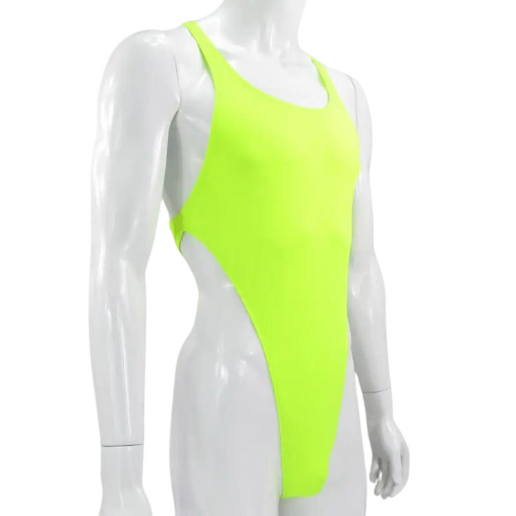 Bright Lights Big Package Men's Neon Bodysuit