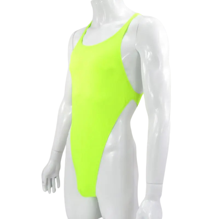 Bright Lights Big Package Men's Neon Bodysuit