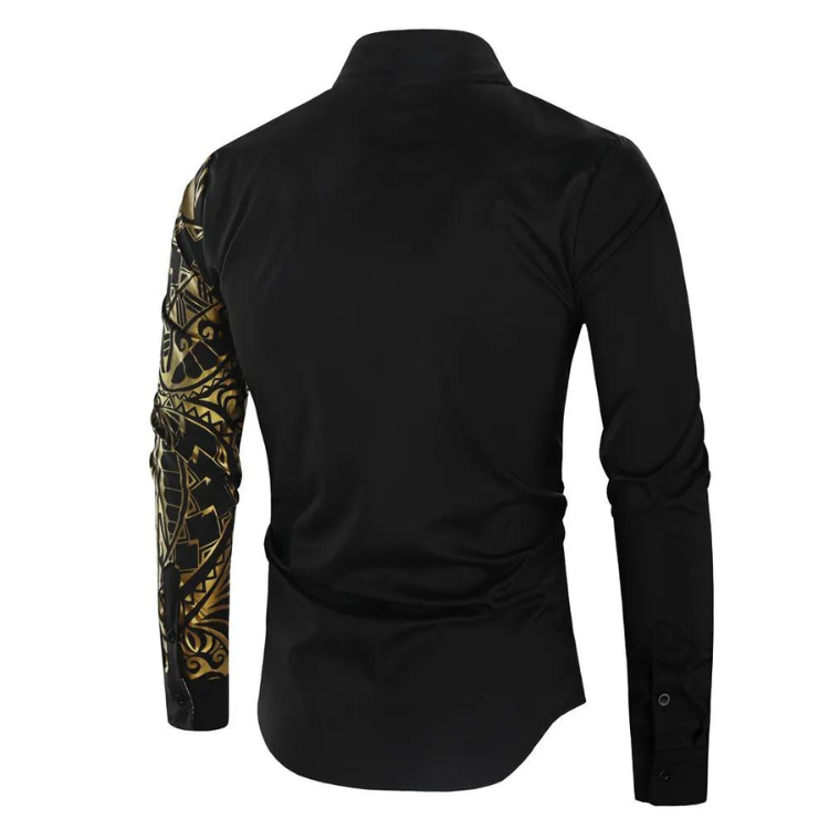 Bronzing Totem Long Sleeve Shirt