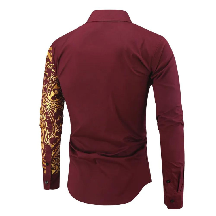 Bronzing Totem Long Sleeve Shirt
