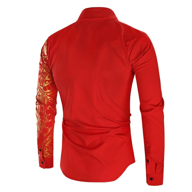 Bronzing Totem Long Sleeve Shirt