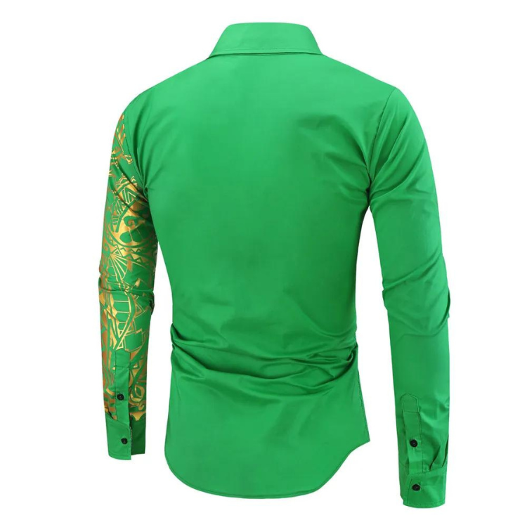 Bronzing Totem Long Sleeve Shirt