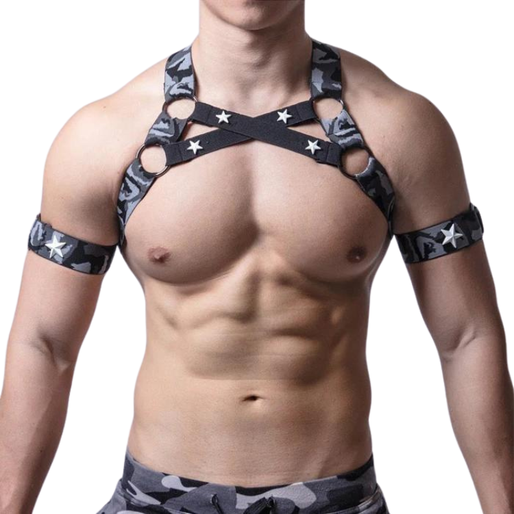 Camouflage Gogo Muscle Harness