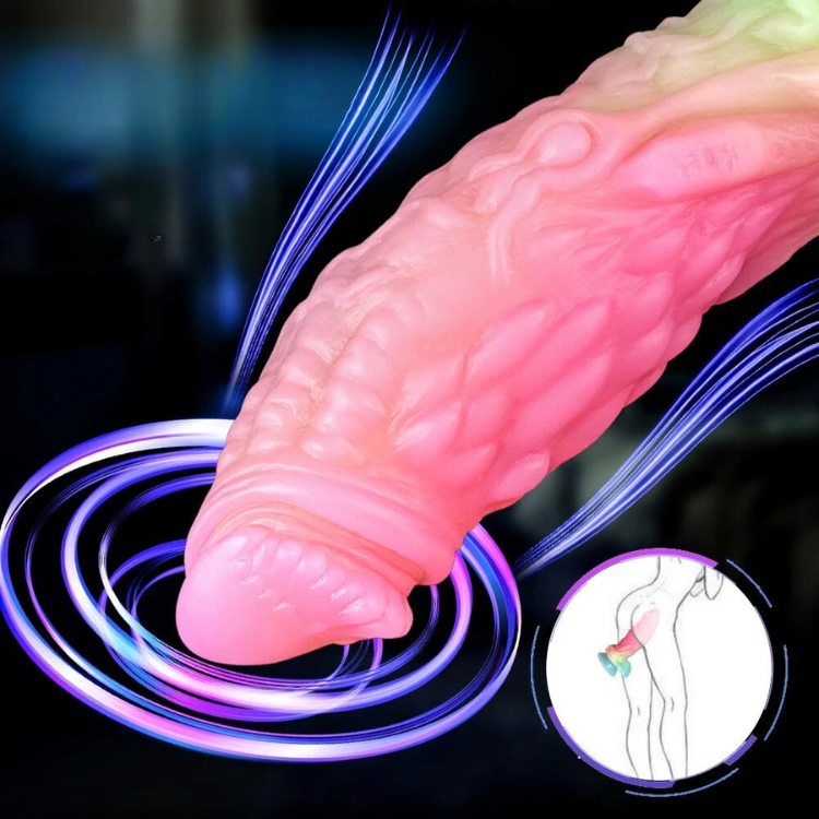 Candy Color Glow In The Dark Dildo