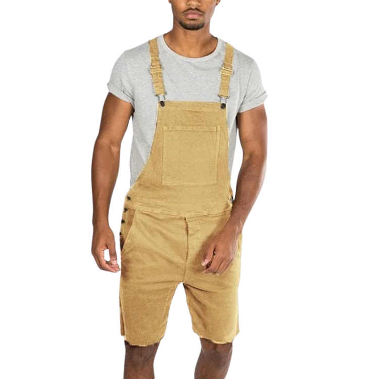 Cargo Pocket Retro Romper for Men