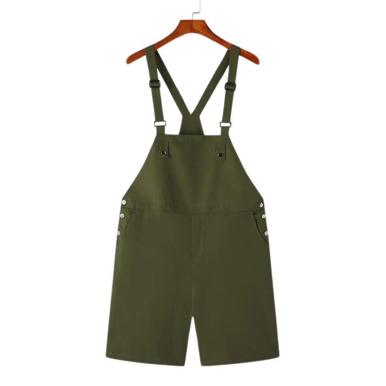 Casual Black Overalls