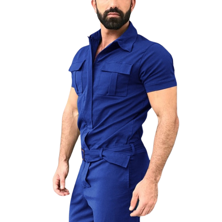 Casual Men's Uniform Workwear Jumpsuit