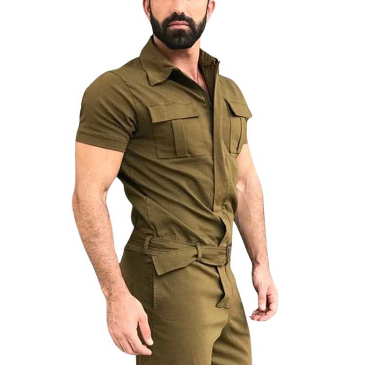 Casual Men's Uniform Workwear Jumpsuit