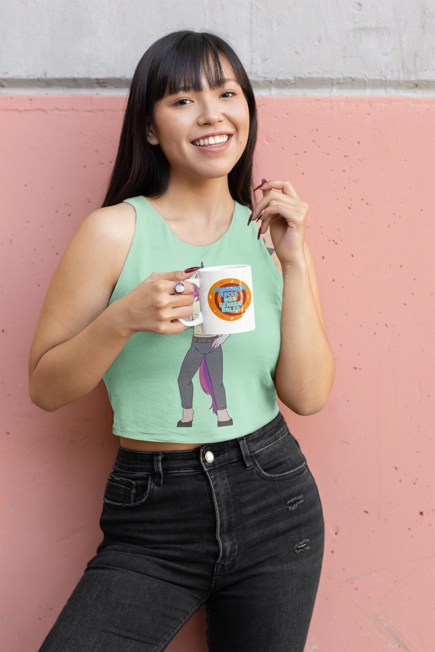 Cinnamon Rolls Not Gender Roles Mug