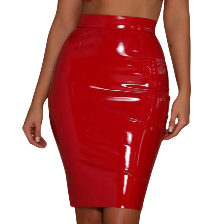 Command Attention Black Queer Mini Skirt