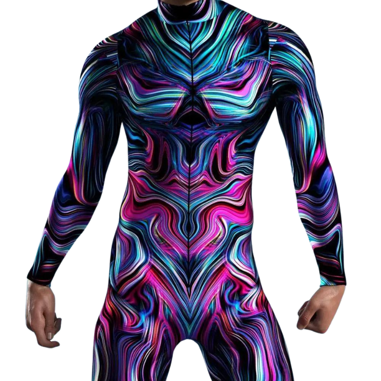 Cyberpunk Fantasy Cosplay Zentai Bodysuit